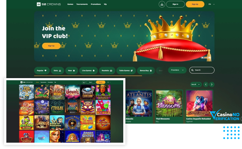 50 Crowns Casino Review