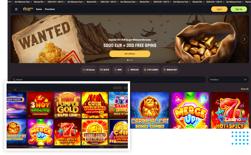 WantedWin Casino Review