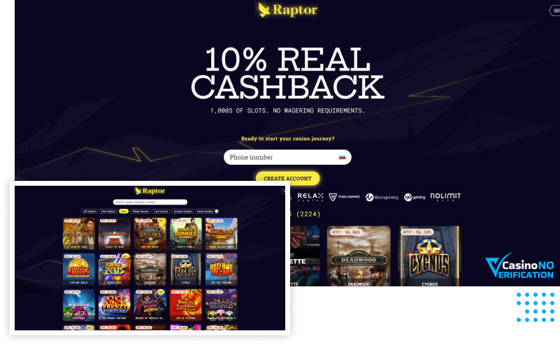 Raptor Casino Review